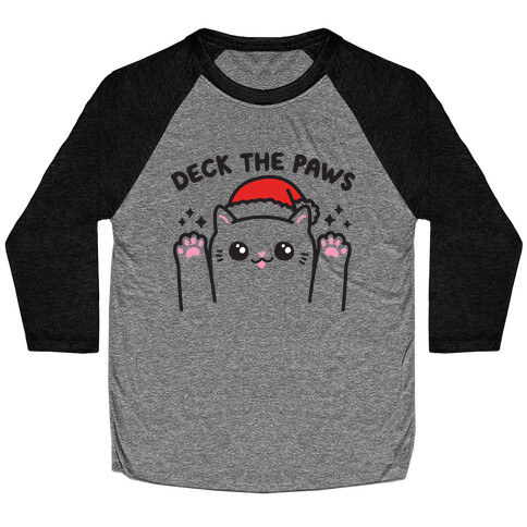 Deck The Paws Baseball Tee