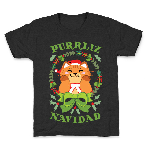 Purrliz Navidad Kids T-Shirt