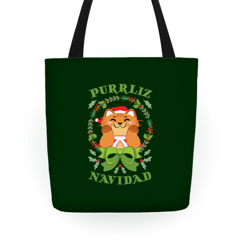 Purrliz Navidad Tote