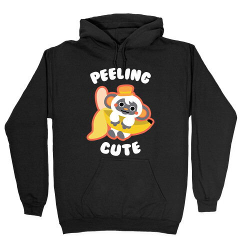 Peeling Cute Hooded Sweatshirt