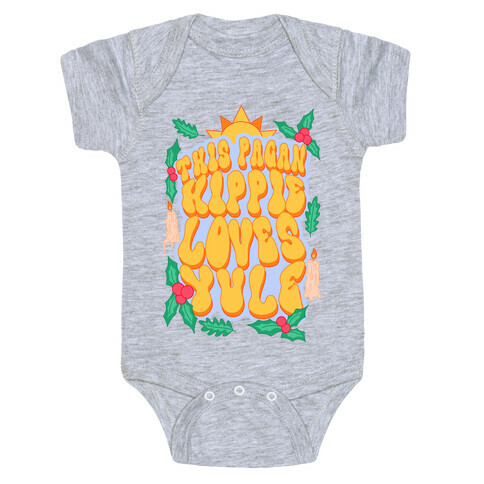 This Pagan Hippie Loves Yule Baby One-Piece