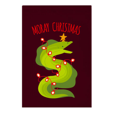 Moray Christmas Garden Flag