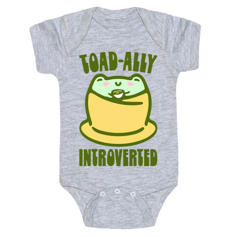 Toad-Ally Introverted  Baby One-Piece