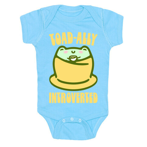 Toad-Ally Introverted  Baby One-Piece