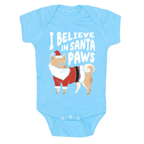 I Believe In Santa Paws ver. 1 Baby One-Piece