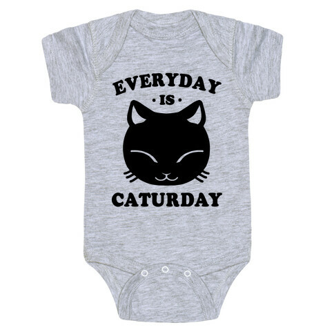 Everyday Is Caturday Baby One-Piece