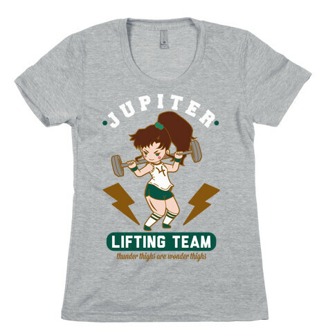 Jupiter Lifting Team Workout Parody Womens T-Shirt