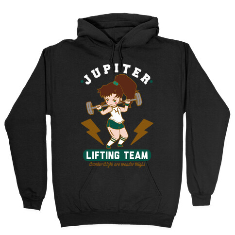 Jupiter Lifting Team Workout Parody Hooded Sweatshirt