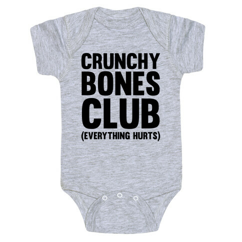 Crunchy Bones Club Baby One-Piece