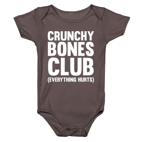 Crunchy Bones Club Baby One-Piece