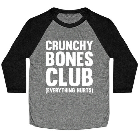 Crunchy Bones Club Baseball Tee