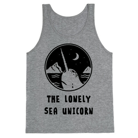 The Lonely Sea Unicorn Tank Top