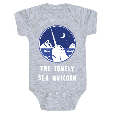 The Lonely Sea Unicorn Baby One-Piece