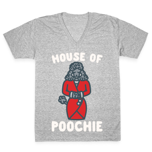 House of Poochie Parody V-Neck Tee Shirt