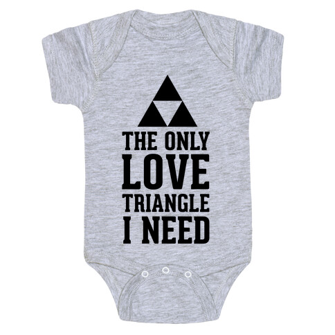 The Only Love Triangle I Need Baby One-Piece