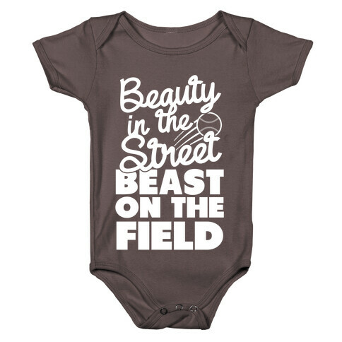 Beauty in the Street Beast on The Field Baby One-Piece