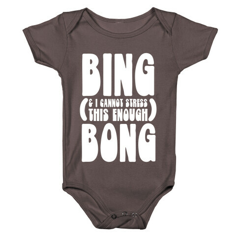 Bing (& I Cannot Stress This Enough) Bong Baby One-Piece