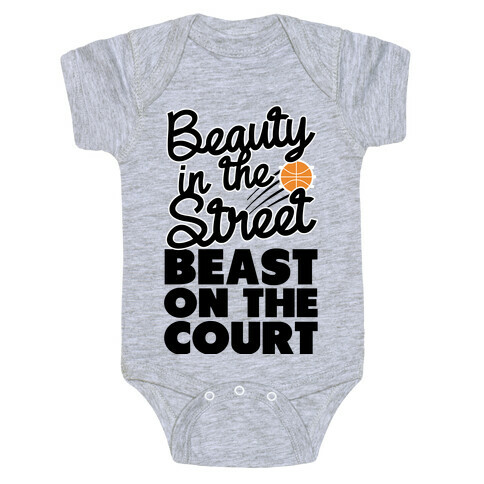 Beauty in the Street Beast on The Court Baby One-Piece