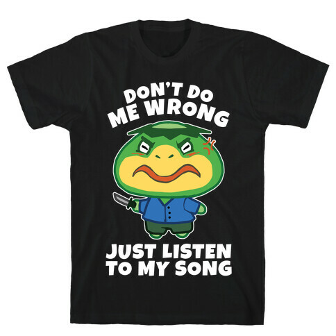 Don't Do Me Wrong, Just Listen To My Song T-Shirt