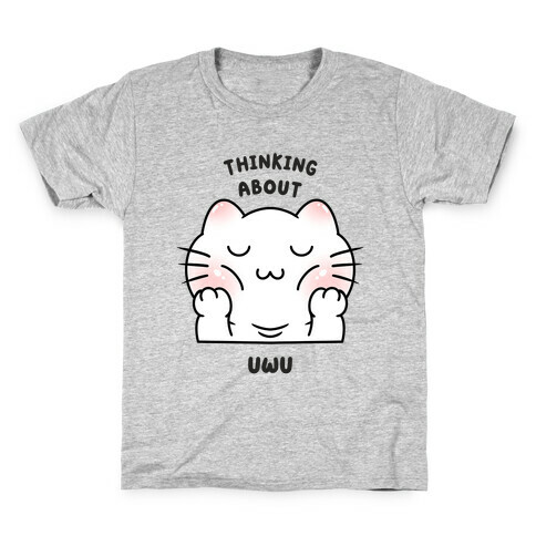 Thinking About Uwu Kids T-Shirt