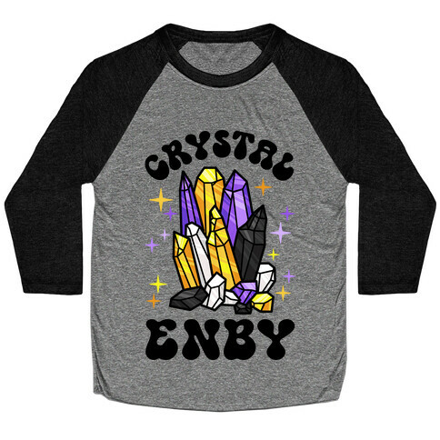 Crystal Enby Baseball Tee