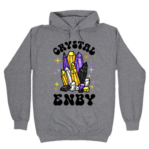 Crystal Enby Hooded Sweatshirt