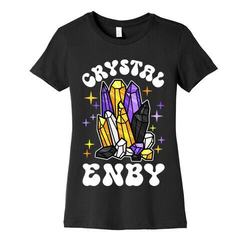 Crystal Enby Womens T-Shirt