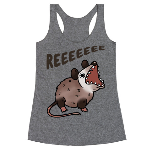 Reeeeeee Possum Racerback Tank Top