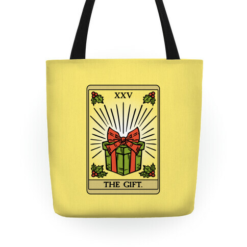 The Gift Tarot Card Holiday Gift Tags Tote