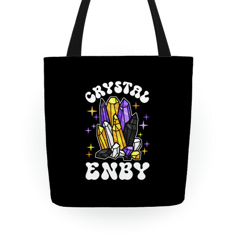 Crystal Enby Tote