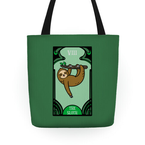 The Sloth Tarot Card Tote