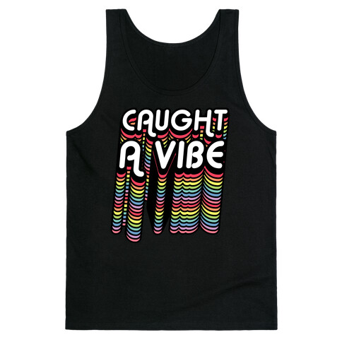 Caught A Vibe Retro Rainbow Tank Top