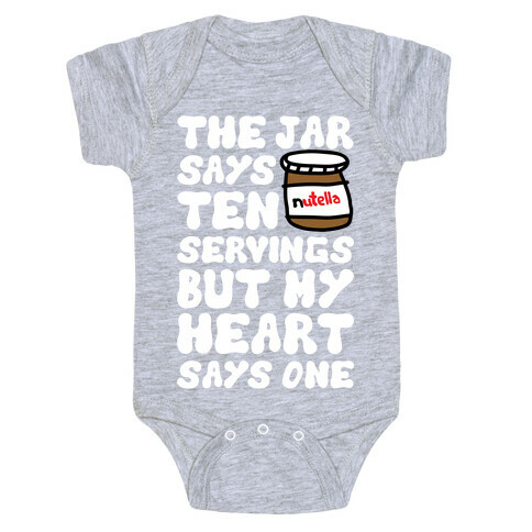 Nutella Servings Of The Heart Baby One-Piece