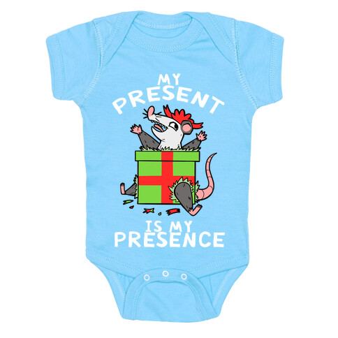 My Present Is My Presence Baby One-Piece