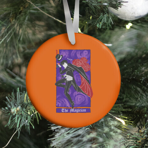 Tuxedo Mask The Magician Tarot Card Ornament