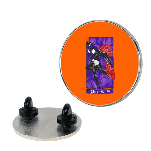 Tuxedo Mask The Magician Tarot Card Pin