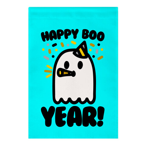 Happy Boo Year Garden Flag