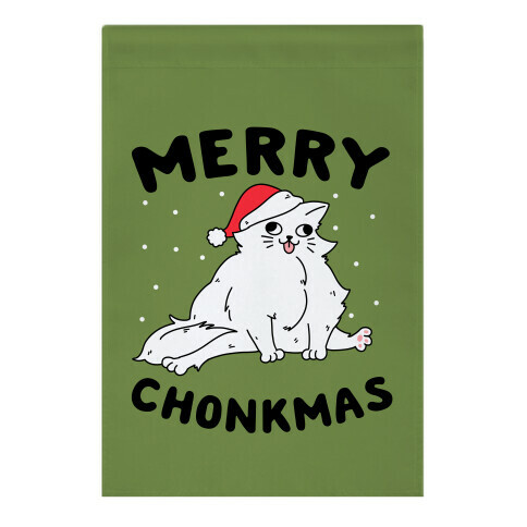 Merry Chonkmas Garden Flag