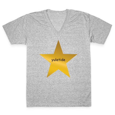yuletide star V-Neck Tee Shirt