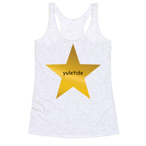 yuletide star Racerback Tank Top