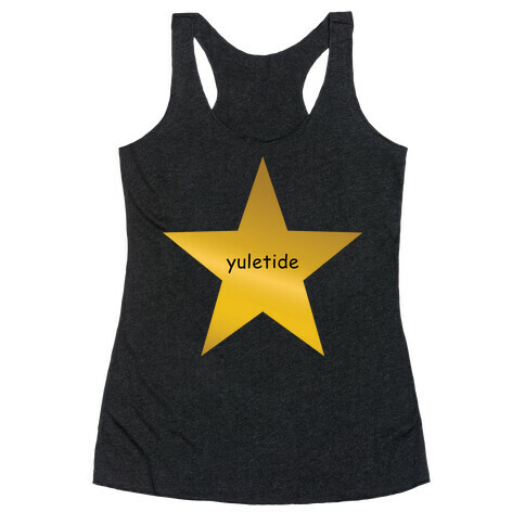 yuletide star Racerback Tank Top