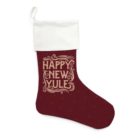 Happy New Yule Stocking