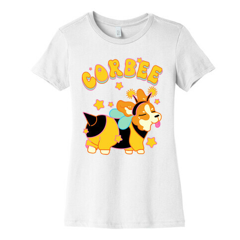 Corbee Corgi in a Bee Costume Womens T-Shirt