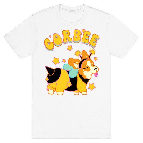 Corbee Corgi in a Bee Costume T-Shirt