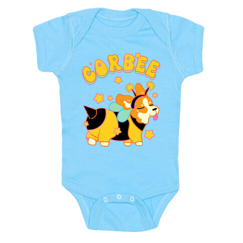 Corbee Corgi in a Bee Costume Baby One-Piece