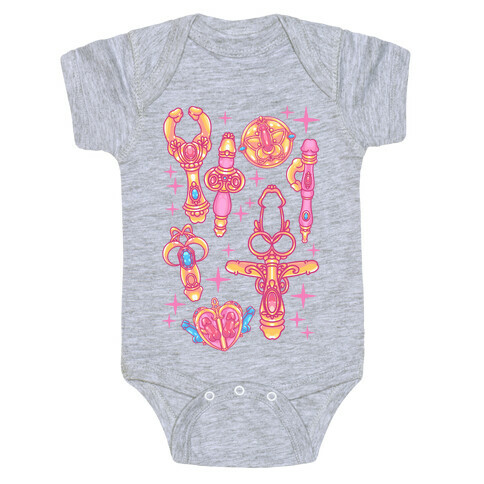 Magical Girl Peens Pattern Baby One-Piece