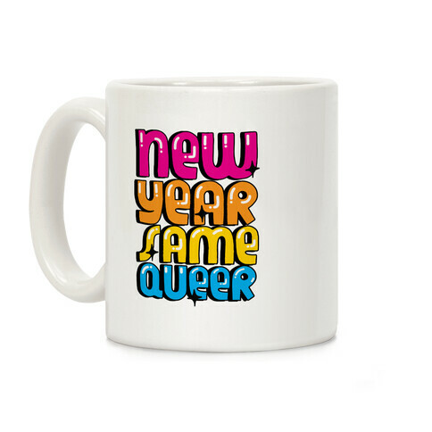 New Year Same Queer Coffee Mug