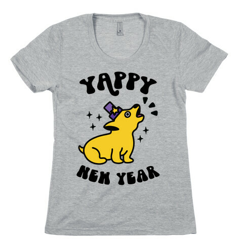 Yappy New Year Womens T-Shirt