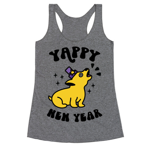 Yappy New Year Racerback Tank Top