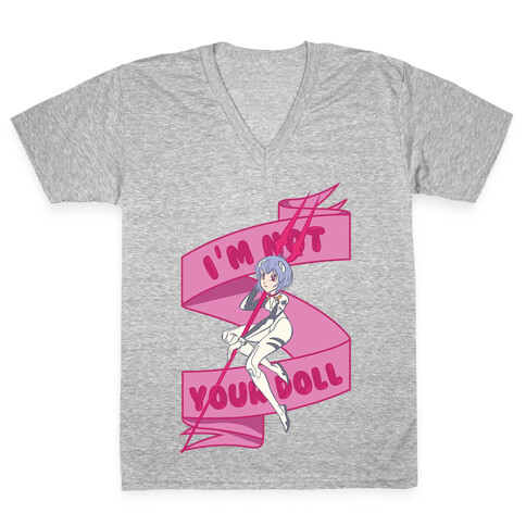 I'm Not Your Doll V-Neck Tee Shirt